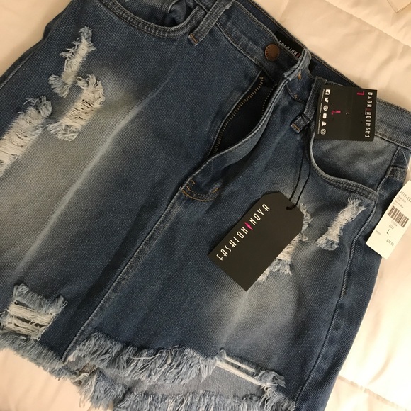 Dresses & Skirts - Fashion Nova Jean Skirt